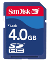 SanDisk SDHC geheugenkaart
